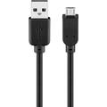 Goobay Micro USB-kabel - 0.3m - Zwart