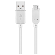 Goobay Micro USB-kabel - 1m - Wit