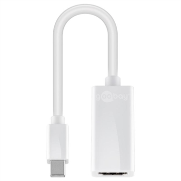Goobay Mini DisplayPort / HDMI Adapter - Wit