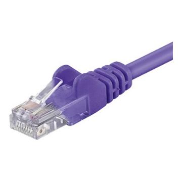 Goobay RJ45 UTP CAT 5e Netwerkkabel - 1m - Paars