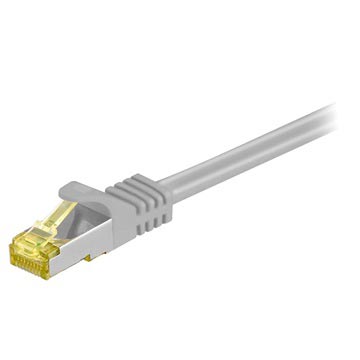 Goobay S/FTP CAT7 Ronde Netwerkkabel - 10m - Grijs