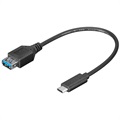 Goobay SuperSpeed USB 3.0 / USB 3.1 Type-C OTG Kabel Adapter - Bulk - Zwart
