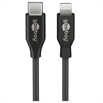 Goobay USB-C / Lightning Gegevens en Laadkabel - 2m - Wit