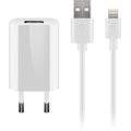 Goobay USB-oplader met Lightning-kabel - MFi gecertificeerd - Wit