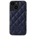 Good Luck Rhombic Grid iPhone 14 Plus Hybrid Case