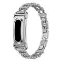Google Fitbit Air-armband van zinklegering met strass-steentjes - zilver