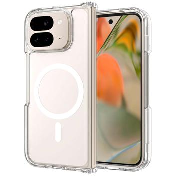Google Pixel 10 Pro Fold Hybride Hoesje - MagSafe Compatibel - Doorzichtig