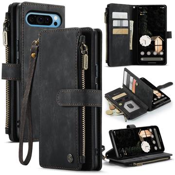 Google Pixel 10 Pro XL Caseme C30 Multifunctioneel Portemonnee Hoesje - Zwart
