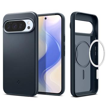 Google Pixel 10 Pro XL Spigen Thin Fit Mag MagSafe hoesje - Metalen leisteen