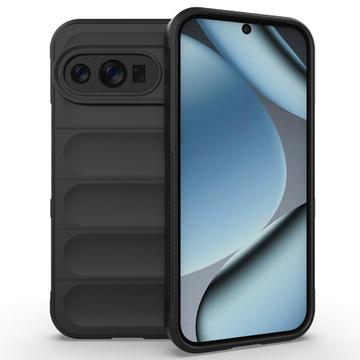 Google Pixel 10/10 Pro Rugged TPU Hoesje - Zwart