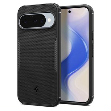 Google Pixel 10/10 Pro Spigen Core Armor Mag MagSafe TPU Hoesje - Zwart