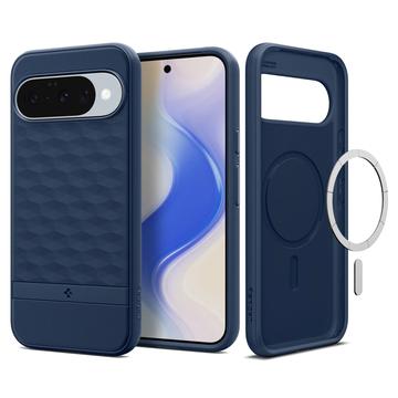 Google Pixel 10/10 Pro Spigen Parallax Mag Hybride Hoesje - Marineblauw violet