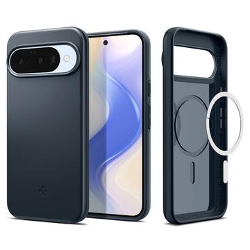 Google Pixel 10/10 Pro Spigen Thin Fit Mag MagSafe hoesje - Metalen leisteen