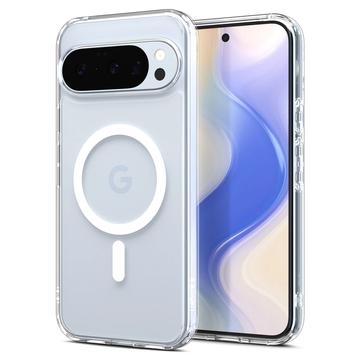 Google Pixel 10/10 Pro Spigen Ultra Hybrid Mag Hoesje - Wit / Doorzichtig