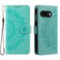 Google Pixel 10a Mandala Series Portemonnee-hoesje - Groen