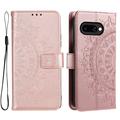 Google Pixel 10a Mandala Series Portemonnee-hoesje - Roze