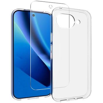 Google Pixel 10a Saii 2-in-1 TPU Hoesje & Glazen Screenprotector