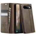 Google Pixel 11/11 Pro Caseme 033 Kalf textuur portemonnee hoesje met RFID-blokkering - Koffie