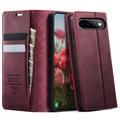 Google Pixel 11/11 Pro Caseme 033 Kalf textuur portemonnee hoesje met RFID-blokkering - Rood