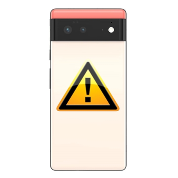 Google Pixel 6 Batterij Cover Reparatie - Kinda Coral