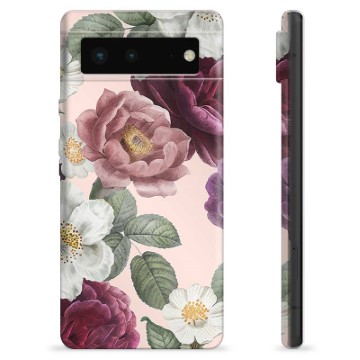 Google Pixel 6 TPU-hoesje - Romantische bloemen