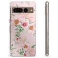 Google Pixel 7 Pro TPU-hoesje - Aquarel Bloemen