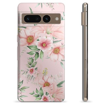 Google Pixel 7 Pro TPU-hoesje - Aquarel Bloemen