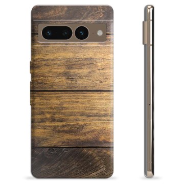 Google Pixel 7 Pro TPU-hoesje - Hout