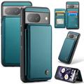 Google Pixel 8 Caseme C22 Hoesje RFID-kaart portemonnee - Groen