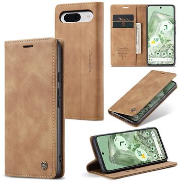Google Pixel 8a Caseme 013 Series Portemonnee Hoesje - Bruin