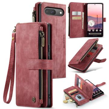 Google Pixel 9/9 Pro Caseme C30 Multifunctionele Portemonnee Hoesje - Rood