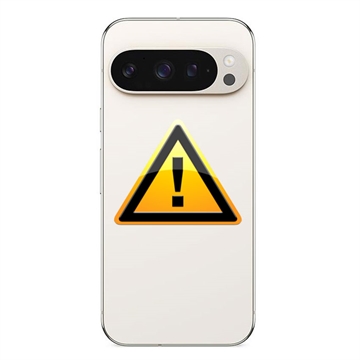 Google Pixel 9 Pro XL Batterij Cover Reparatie - Porcelain