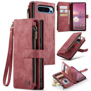 Google Pixel 9 Pro XL Caseme C30 Multifunctionele Portemonnee Hoesje - Rood