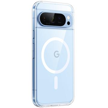 Google Pixel 9 Pro XL Torras X-Shock MagSafe TPU hoesje - Doorzichtig
