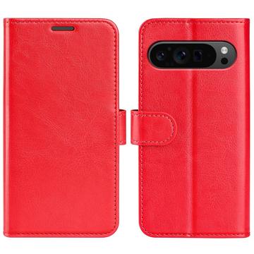 Google Pixel 9 Pro XL Portemonnee Hoesje met Magneetsluiting - Rood