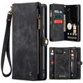 Google Pixel 9a Caseme 008 2-in-1 Multifunctionele portemonneehoes - Zwart