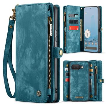 Google Pixel 9a Caseme 008 2-in-1 Multifunctionele portemonneehoes - Blauw