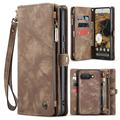 Google Pixel 9a Caseme 008 2-in-1 Multifunctionele portemonneehoes - Bruin