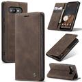 Google Pixel 9a Caseme 013 Series Portemonnee Hoesje - Koffie