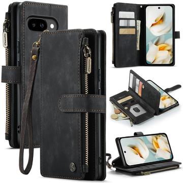 Google Pixel 9a Caseme C30 Multifunctioneel Portemonnee Hoesje - Zwart