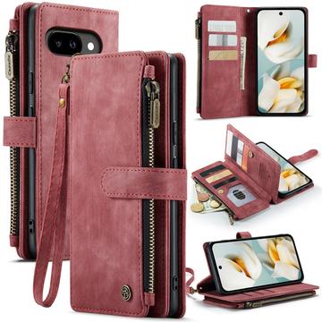 Google Pixel 9a Caseme C30 Multifunctionele Portemonnee Hoesje - Rood