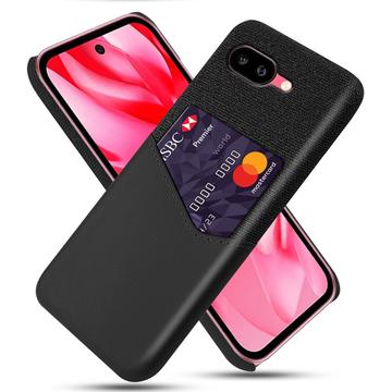 Google Pixel 9a KSQ Hoesje met Kaartenzak - Zwart