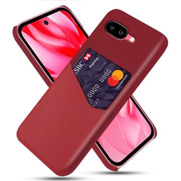 Google Pixel 9a KSQ Hoesje met Kaartenzak - Rood