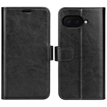 Google Pixel 9a Portemonnee Hoesje Magnetische Sluiting - Zwart