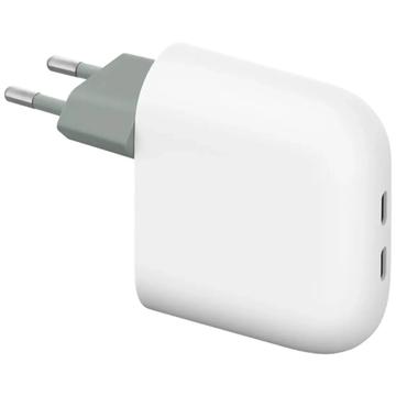 Google Pixel Flex 67W USB-C snellader met dubbele poort GA09856-EU - Wit