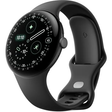 Google Pixel Watch 4 45mm GA09962-EU - Zwart / Obsidiaan