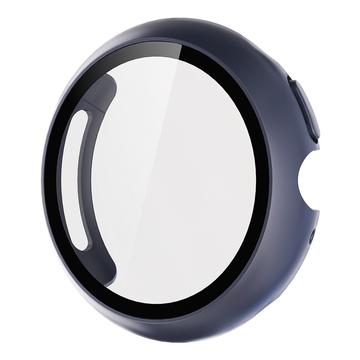 Google Pixel Watch 4 Plastic Hoesje met Glazen Screenprotector - 41mm - Blauw