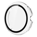 Google Pixel Watch 4 Plastic Hoesje met Glazen Screenprotector - 41mm - Doorzichtig