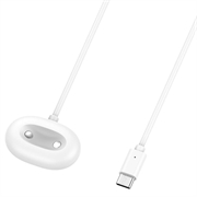 Google Pixel Watch 4 USB-C magnetische oplaadkabel - 1m - wit