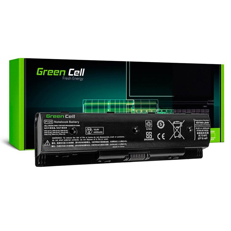 Feest draad Massage Green Cell Accu - HP Pavilion 15, 17, Envy m6, m7 - 4400mAh